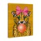 Stupell Industries Trendy Cheetah & Bow Canvas Wall Art Design by Lisa Perry Whitebutton